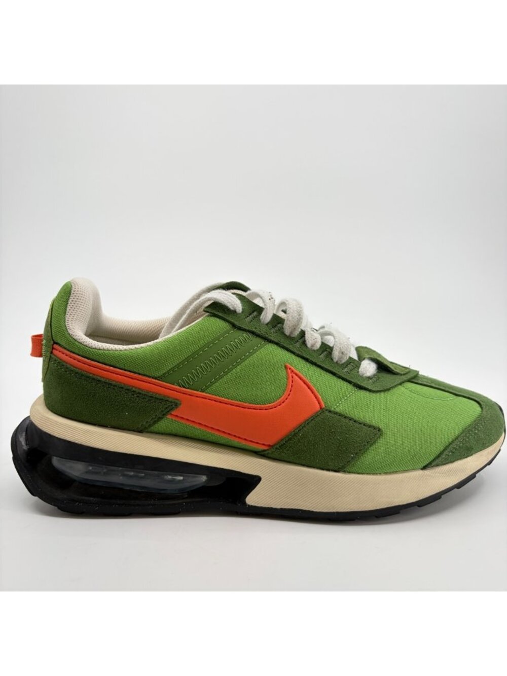 Nike Air Max Pre-Day LX Mens Size 6 Green Orange Athletic Running Shoes Sneakers